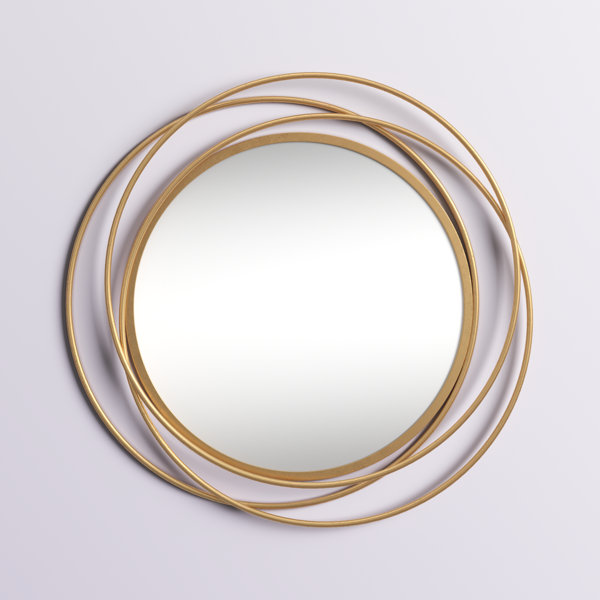 Wade Logan® Aziana Metal Round Wall Mirror & Reviews | Wayfair